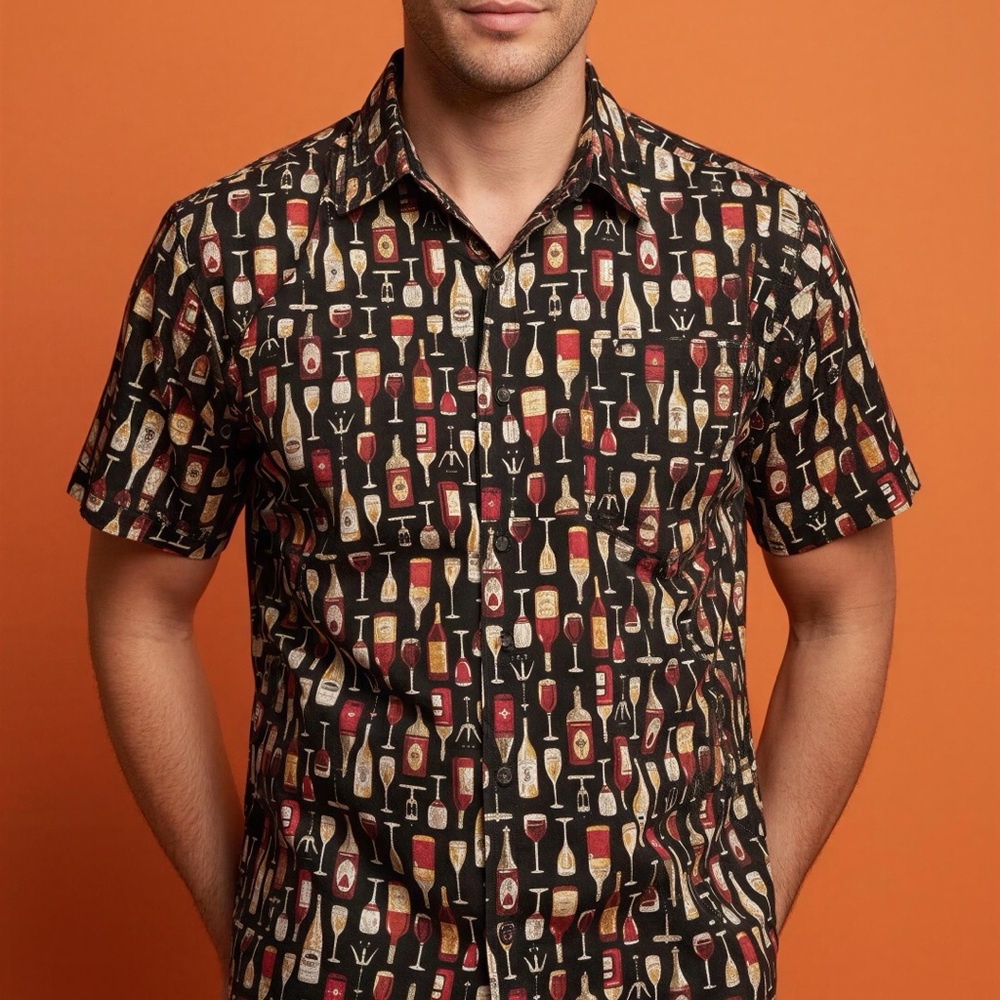 Wine High Seas Trading Co Shirt Men’s XXXL Big Man 3XL USA Sommelier Bartender